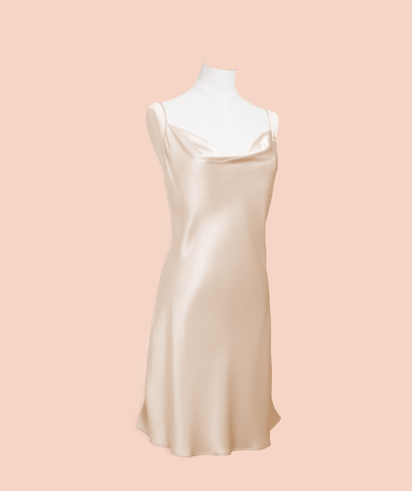 wililivy 100% mulberry silk dress Gold